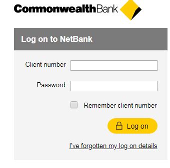 comm bank log on